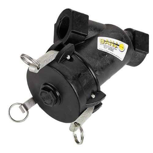 2" FPT Poly Cam Lever Y-Line Strainer Banjo LSQ200