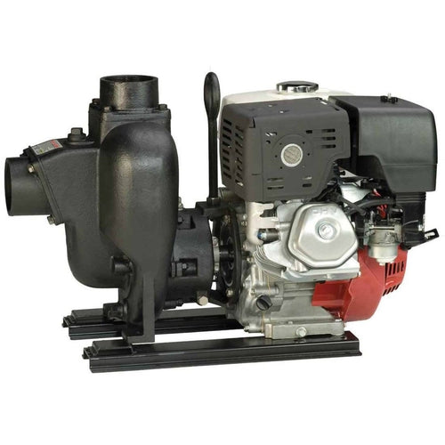 13 HP Honda Gas Engine Cast Iron Pump with 3" NPT Banjo 301PIH13W
