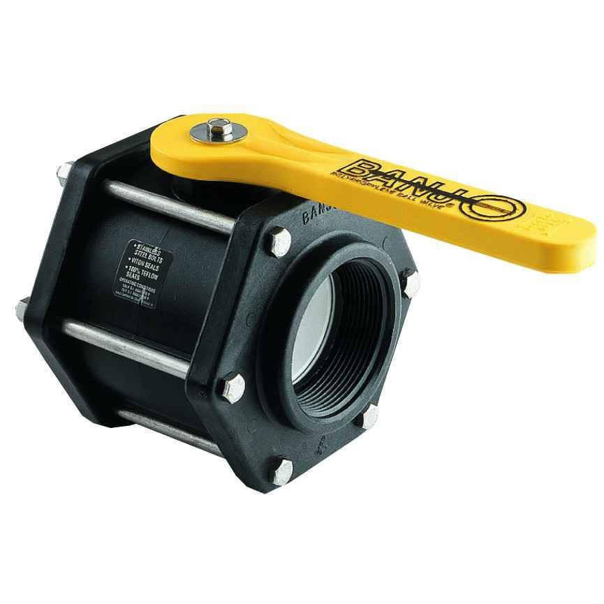 3" FPT Polypropylene Ball Valve Banjo V300FP