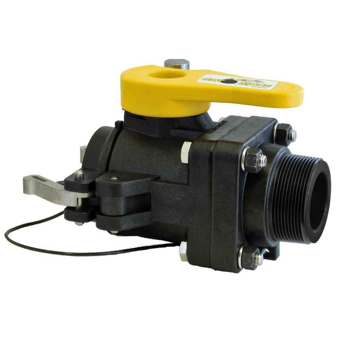 2" Male Adpater Polypropylene Ball Valve Banjo DMMT201AE