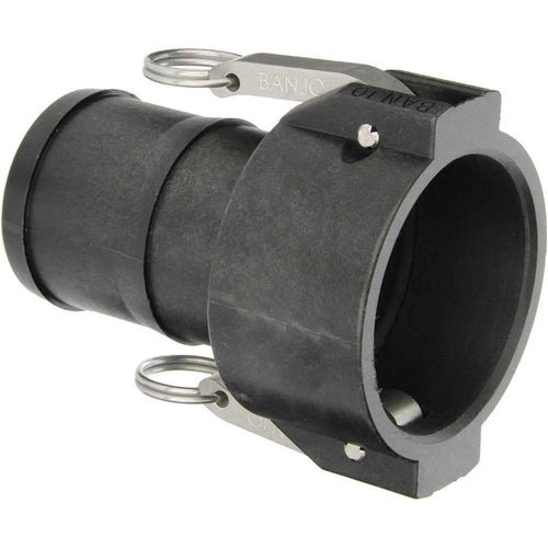 Cam Action Coupler Fitting - 3" Female Coupler x 3" Hose Shank Banjo 300C