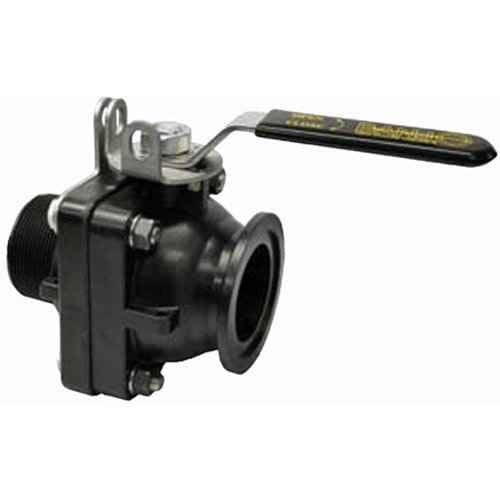 2" MPT Polypropylene Ball Valve Banjo MVSMT220HSFP