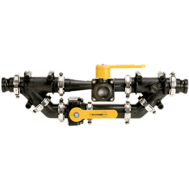 2" Flange Polypropylene Manifold Inductor System, 2" Male Adapter x 2" Male Adapter Banjo MIS220AA