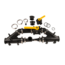 3" Flange Polypropylene Manifold Inductor System, 3" Male Adapter x 3" Male Adapter Banjo MIS300AA