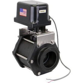 3" Flange Polypropylene Electric Manifold Valve Banjo MEV300CF